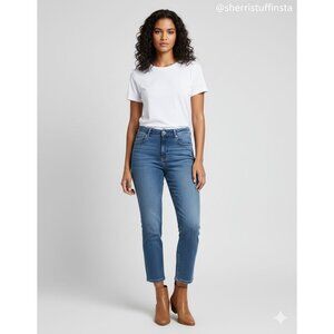 EXCELLENT Dear John Blaire Straight Leg Jeans 31 South Bay Mid-Rise Denim